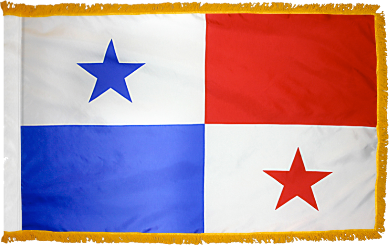 Panama Flag for Indoor Use