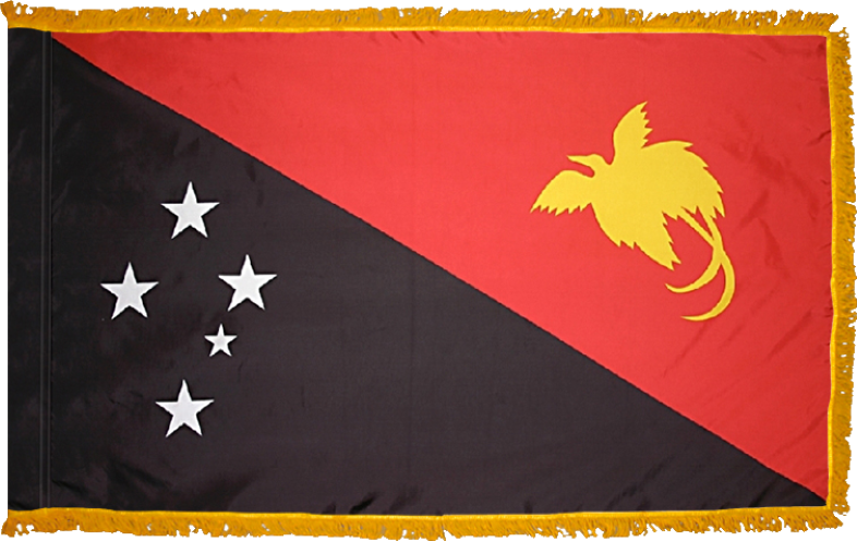Papua New Guinea Flag for Indoor Use