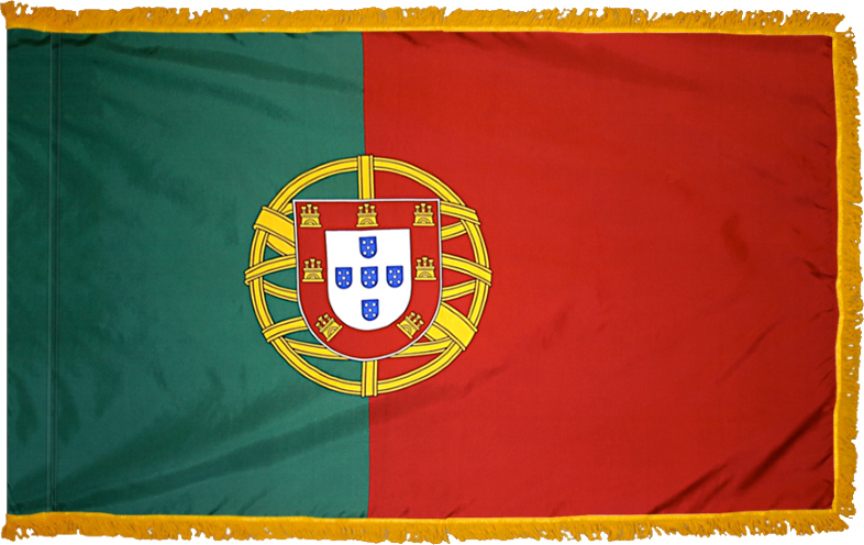 Portugal Flag for Indoor Use