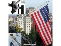 6' Rail Mount Flagpole