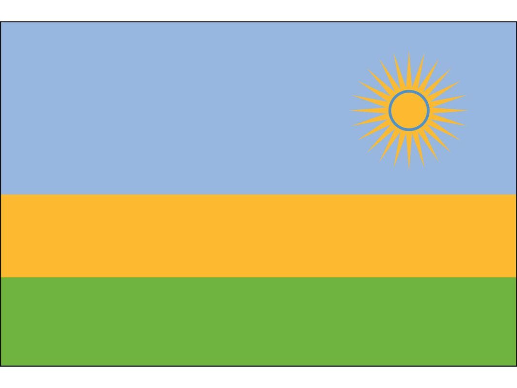 Rwanda Flag for Outdoor Use