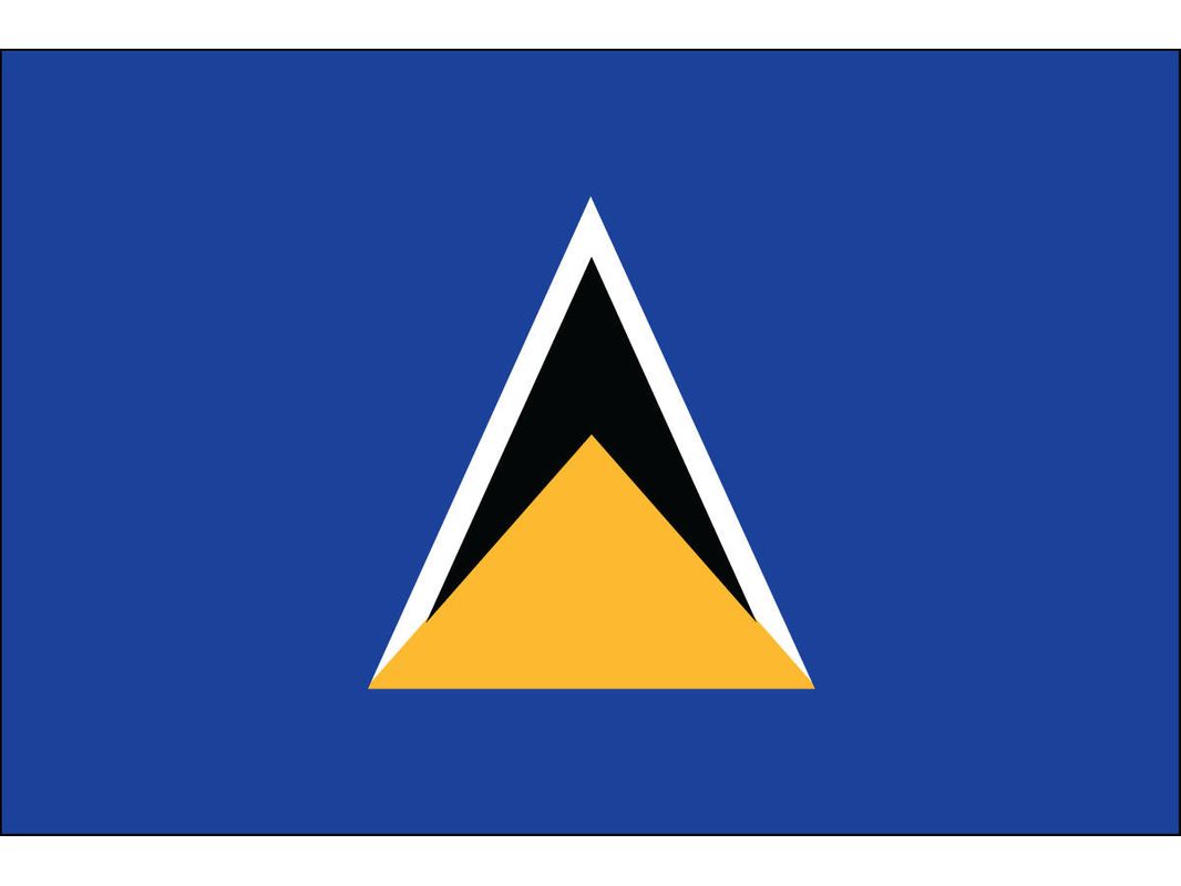 St. Lucia Flag for Outdoor Use