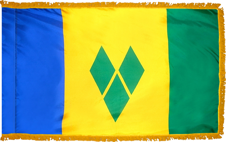 St. Vincent & The Grenadines Flag for Indoor Use