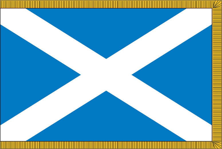 Scotland Flag for Indoor Use