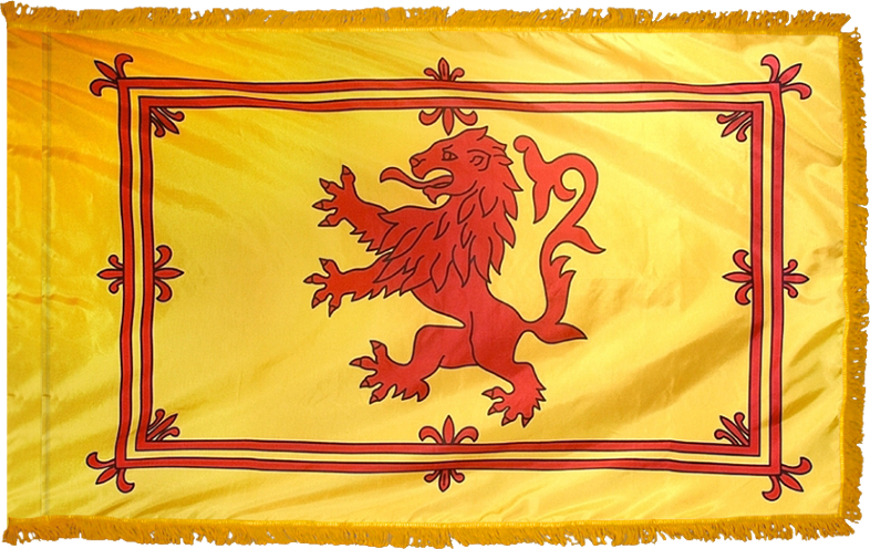 Scotland With Lion Flag for Indoor Use