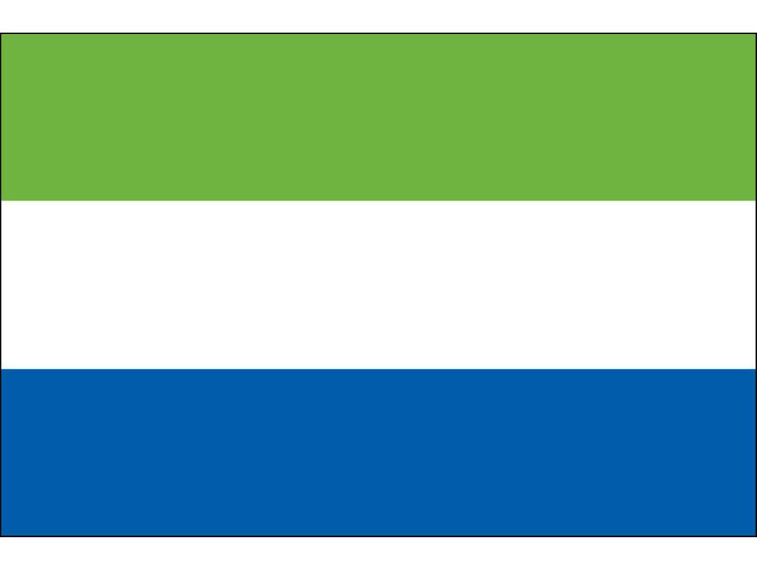 Sierra Leone Flag for Outdoor Use