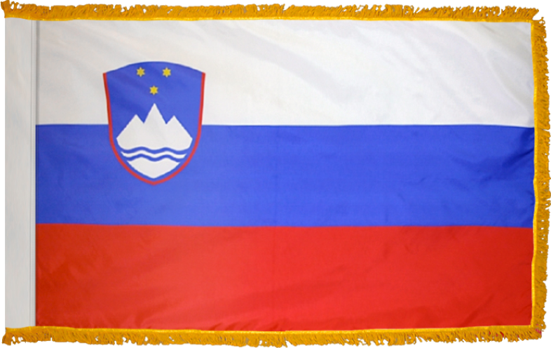 Slovenia Flag for Indoor Use