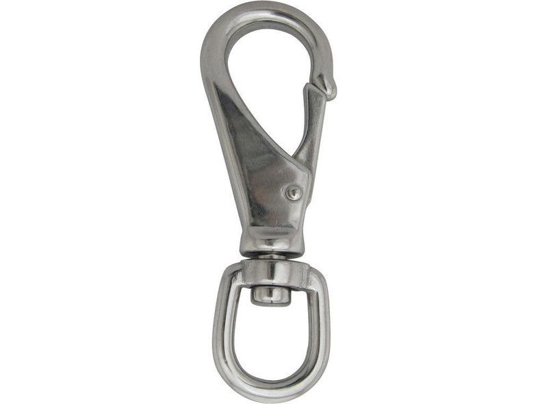 4-3/4" Heavy Duty Stainless Steel Flag Snap Hook