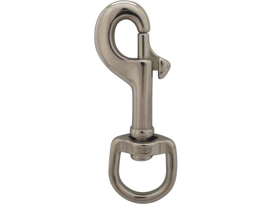 3-3/4" Stainless Steel Flag Snap Hook