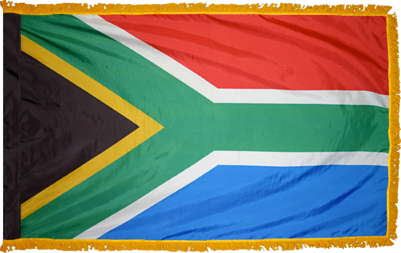 South Africa Flag for Indoor Use