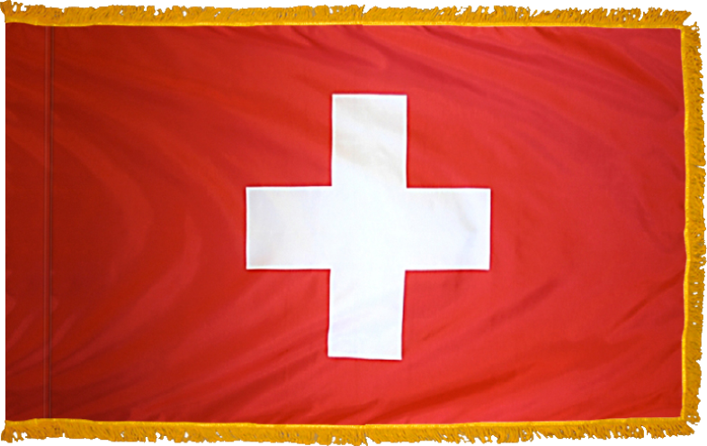 Switzerland Flag for Indoor Use