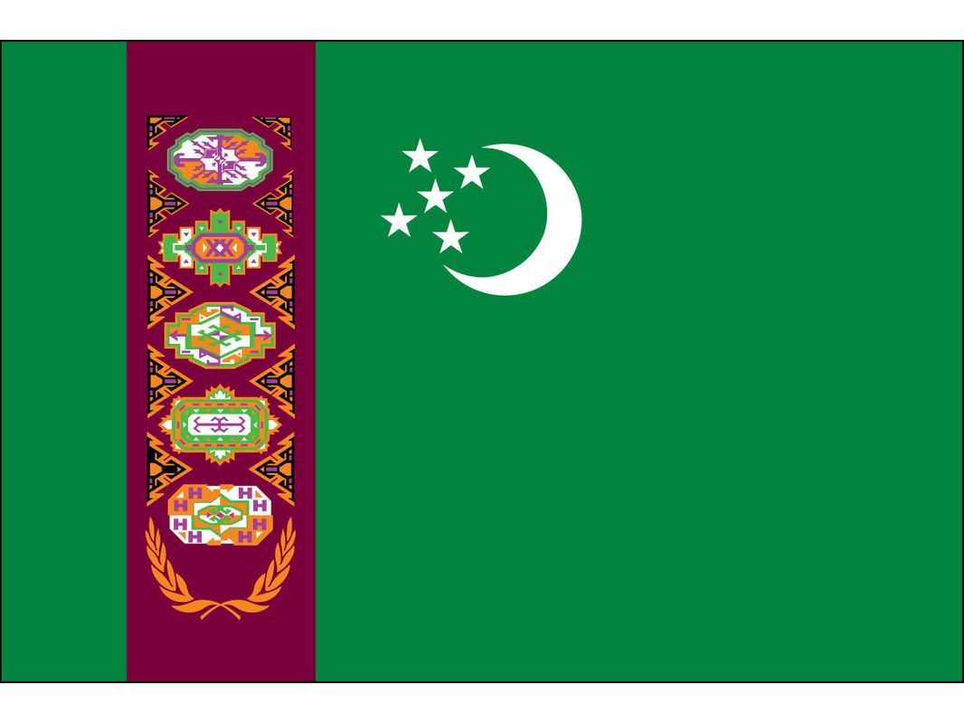 Turkmenistan Flag for Outdoor Use