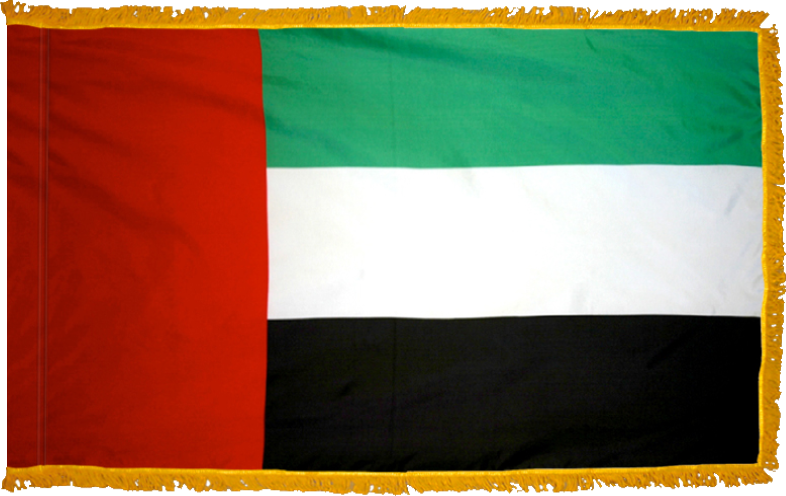 United Arab Emirates Flag for Indoor Use