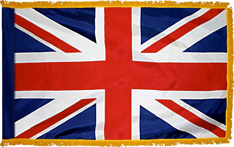United Kingdom Flag for Indoor Use