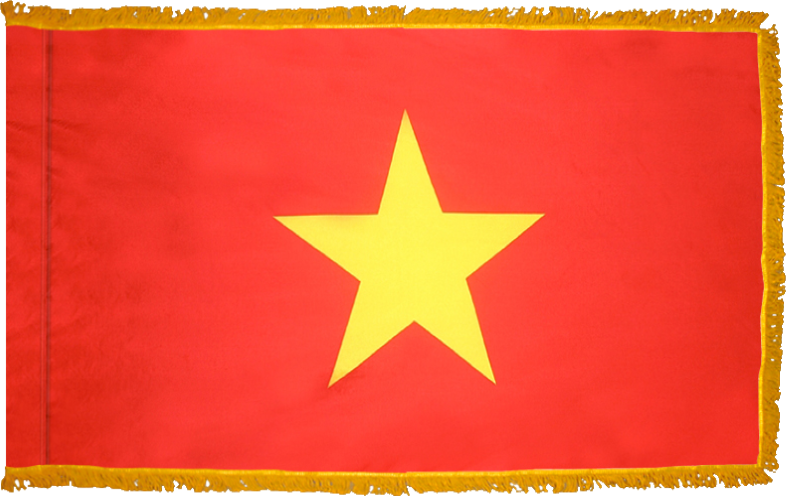 Vietnam Flag for Indoor Use