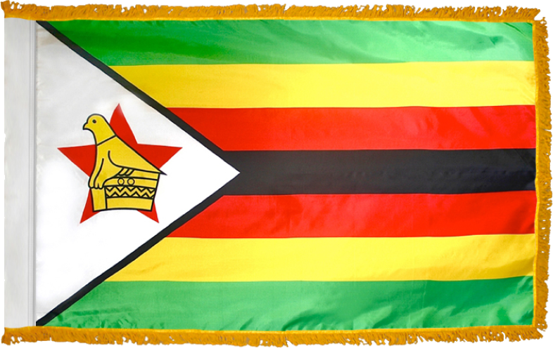 Zimbabwe Flag for Indoor Use